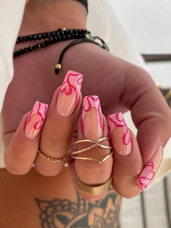 Pack de 24 faux ongles